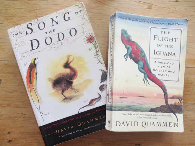 Books by David Quammen with cover artwork by Walton Ford